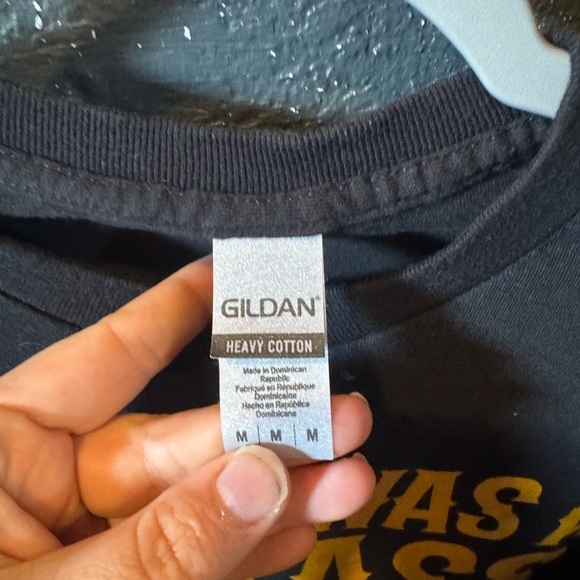 Jesse Dayton Black Tee with Bold Yellow Design - Picture 2 of 3